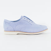 Womens Timberland EK Milway 8819A Periwinkle Leather Laceless Low Casual Shoes